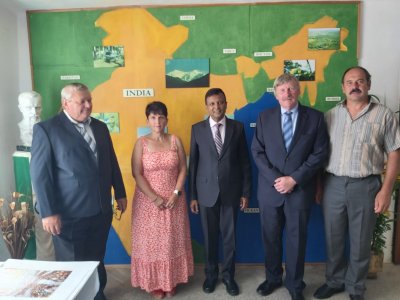 NÁVŠTĚVA INDICKÉHO VELVYSLANCE Shri Hemanta H. Kotalwara - 30.7.2021