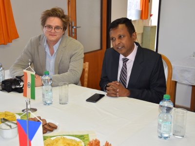 NÁVŠTĚVA INDICKÉHO VELVYSLANCE Shri Hemanta H. Kotalwara - 30.7.2021