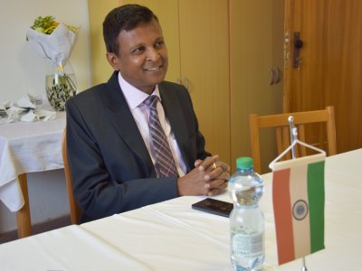 NÁVŠTĚVA INDICKÉHO VELVYSLANCE Shri Hemanta H. Kotalwara - 30.7.2021